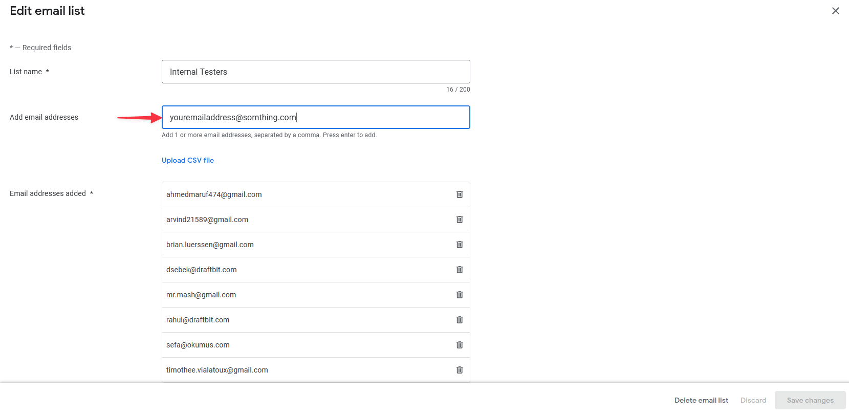 Add Testers