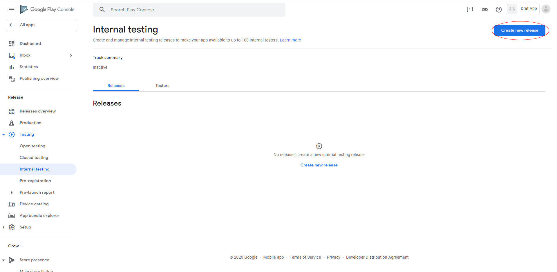 Create New Release